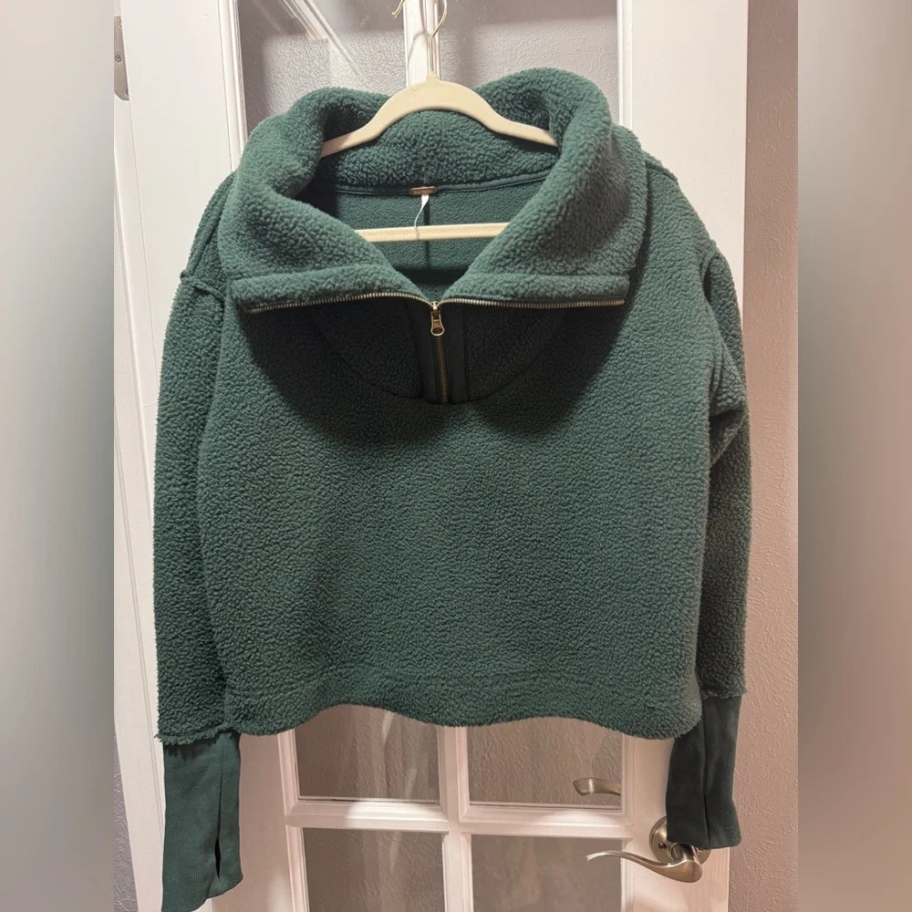 Free People Poppy Quarter Zip Pullover - Picture 4 of 15